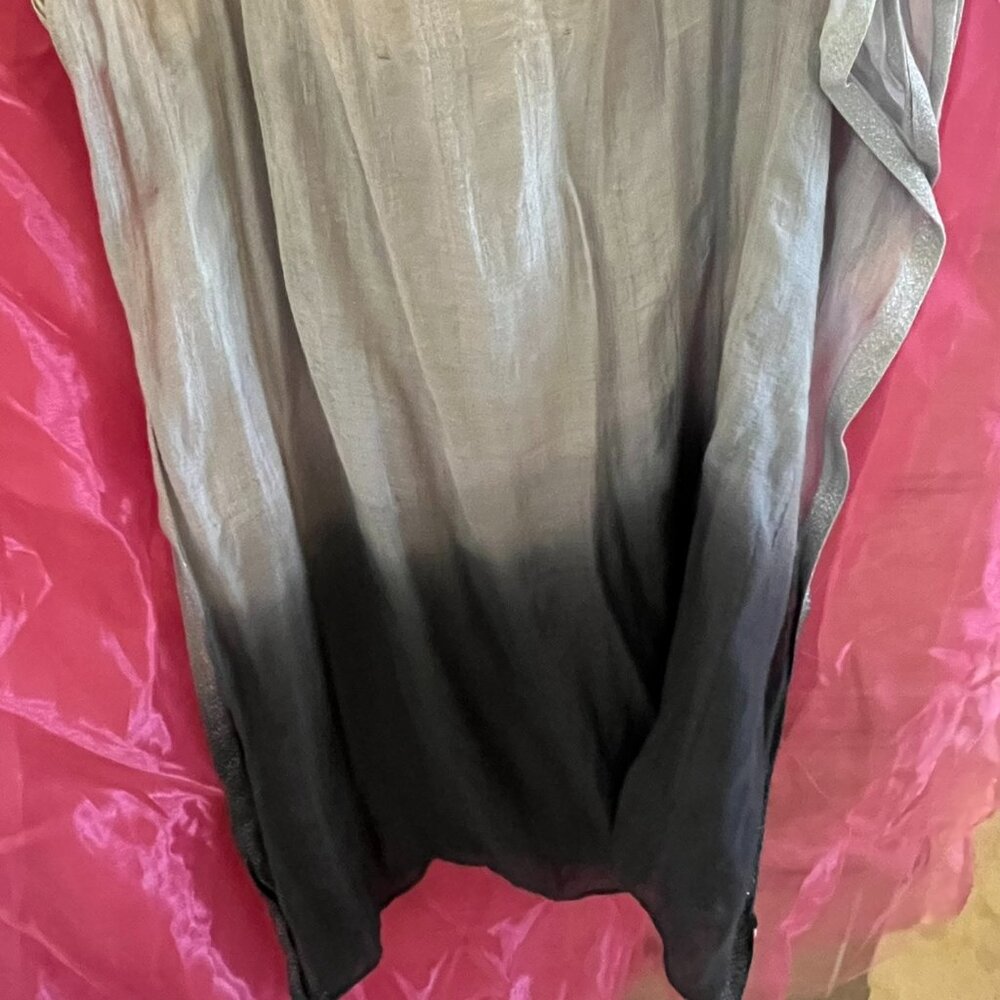 Apt 9 Shawl/Scarf Ombre Black Gray White